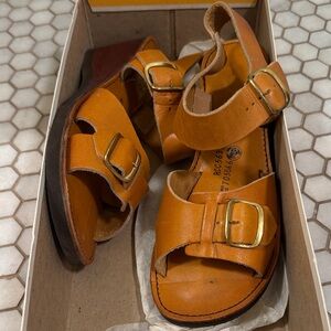 Flips vintage  Leather Sandals with Buckle